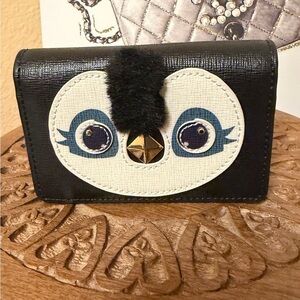 Furla Leather Wallet - Limited Edition Penguin Design